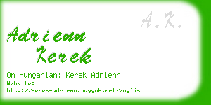 adrienn kerek business card